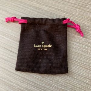 Kate spade jewelry dust bag
